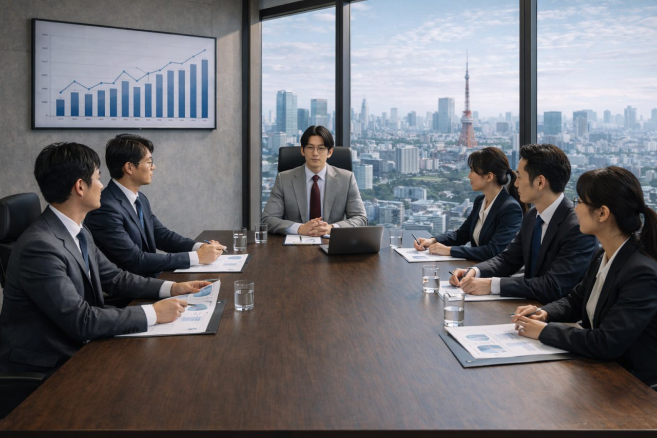 The Zaibatsu boardroom